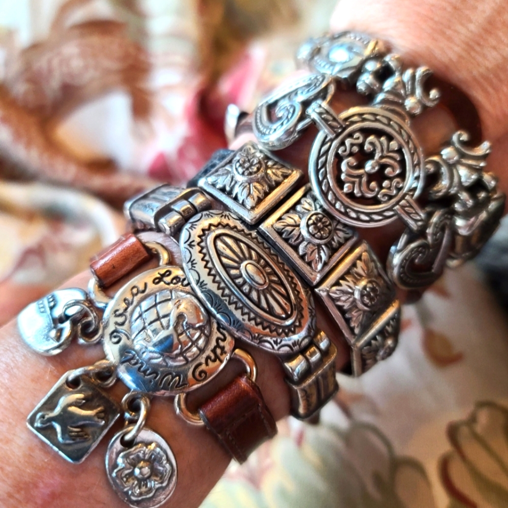 Stack Em' High! Brighton Leather Layering Bracelets for Summer!!